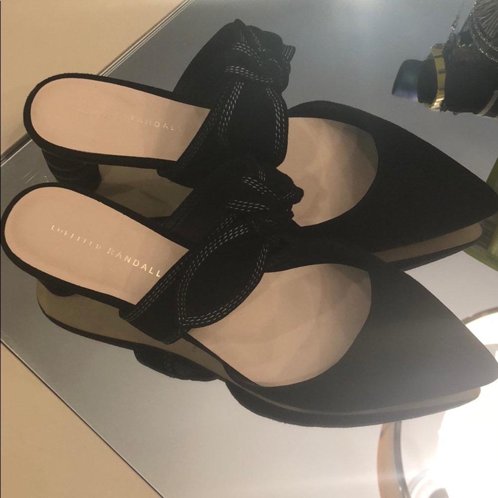 Loeffler Randall Black Suede Heel